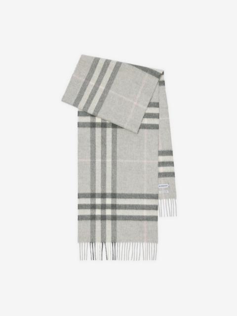 Check Cashmere Scarf