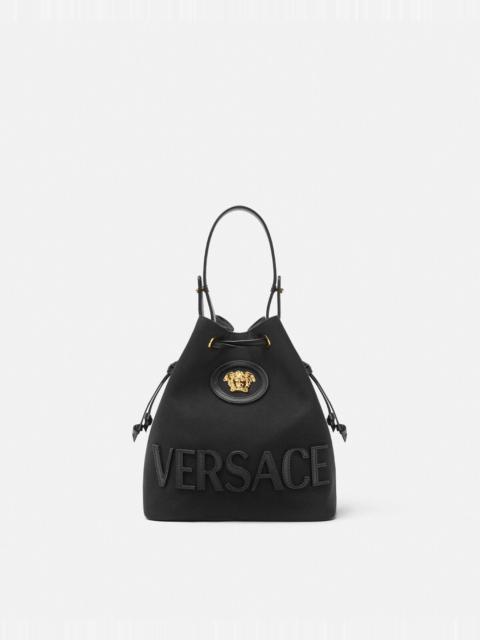 La Medusa Canvas Bucket Bag