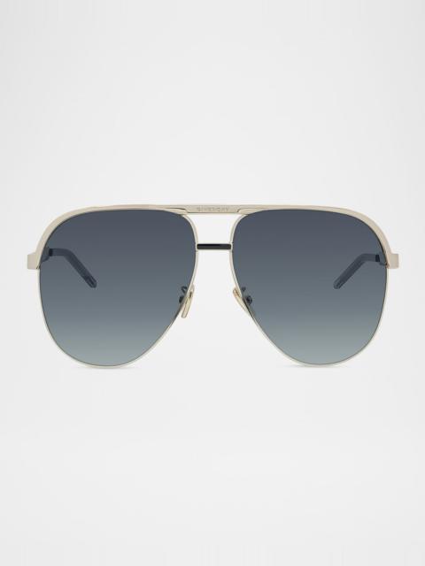 GV40117UW Aviator Metal Sunglasses