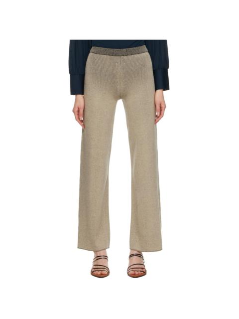Beige & Black Barney Lounge Pants