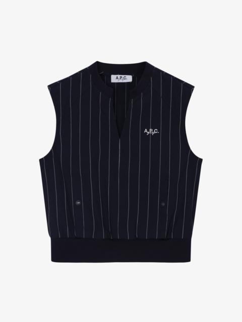 SLEEVELESS TOP A.P.C. GOLF