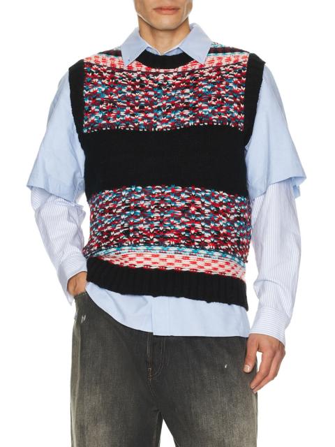 Nordic Crew Neck Vest