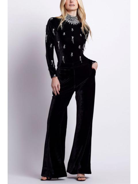 VELVET WIDE LEG PANT