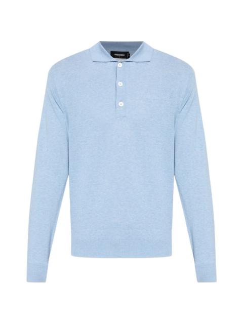 long-sleeve polo shirt
