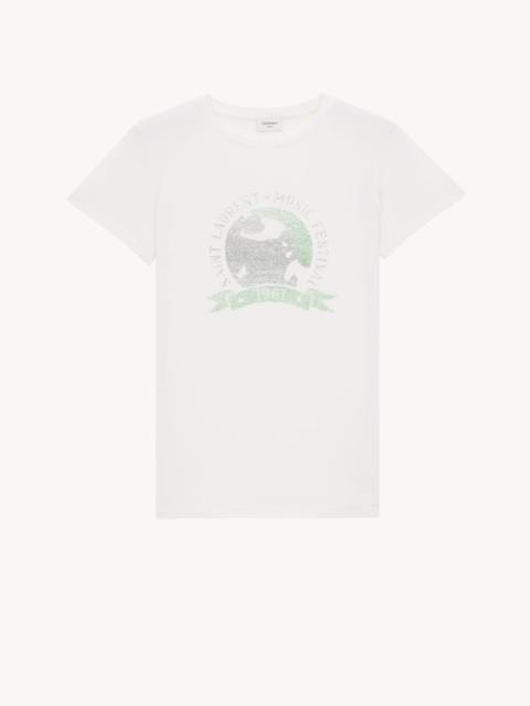 SAINT LAURENT MUSIC FESTIVAL T-SHIRT