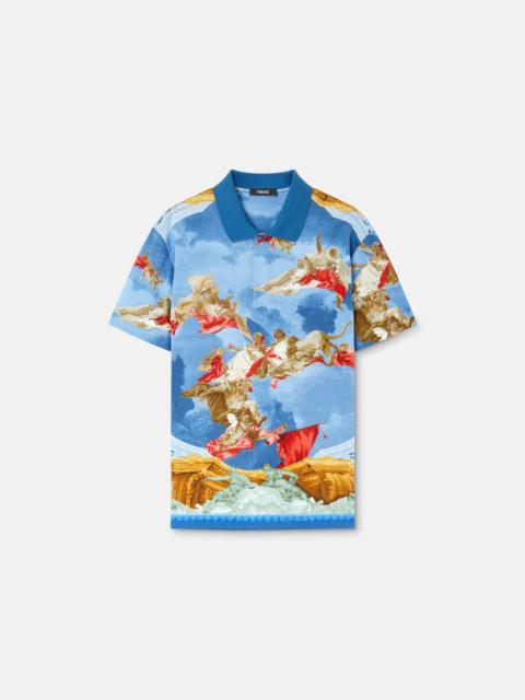 Printed Cotton Piqué Polo