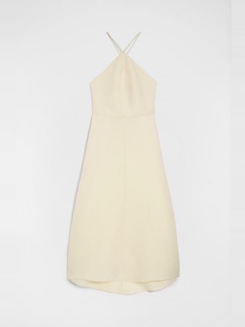 Lightweight Wool Blend Halter Dress