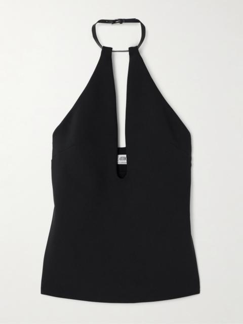 Buckled Cady Halterneck Top