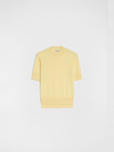 Cashmere Blend Knit T-Shirt
