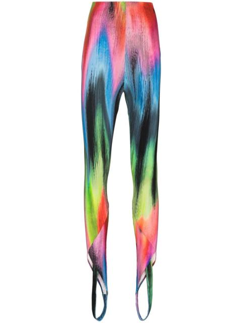 Jamie abstract-print leggings