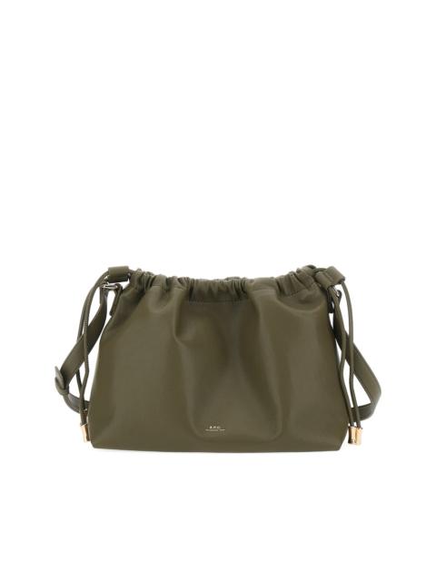 gathered shoulder bag