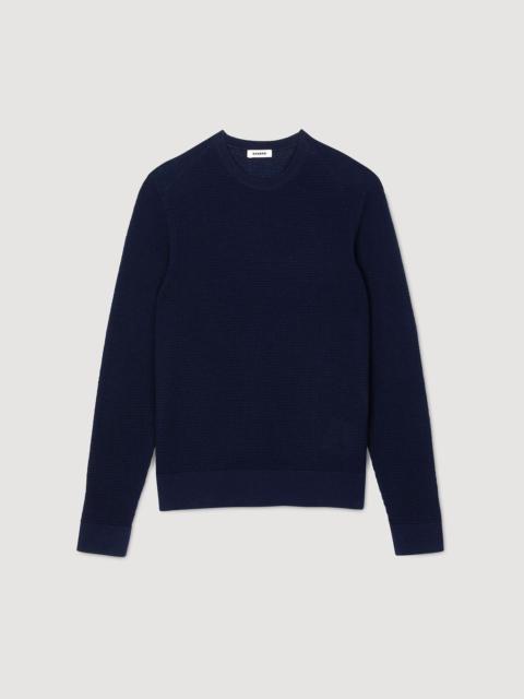 TEXTURED KNIT SWEATER