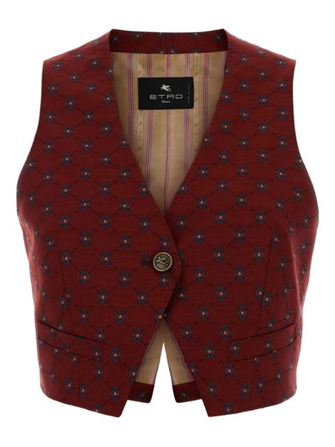 wool-blend waistcoat