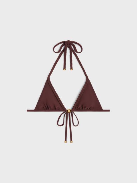 triomphe triangle top in matte jersey