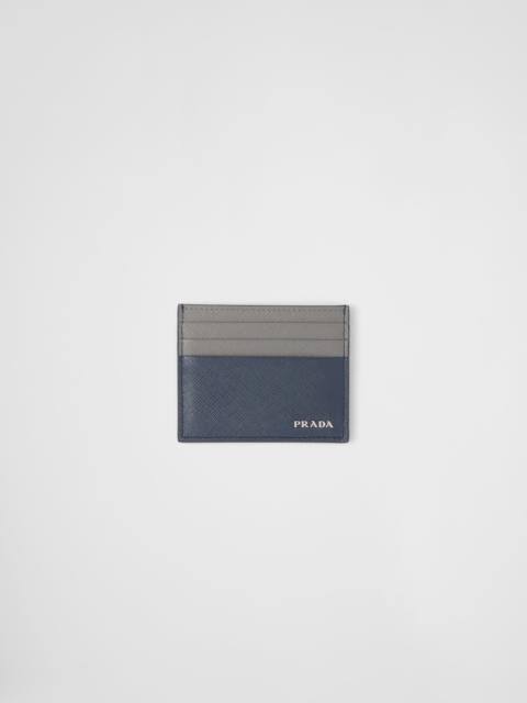 Saffiano leather card holder