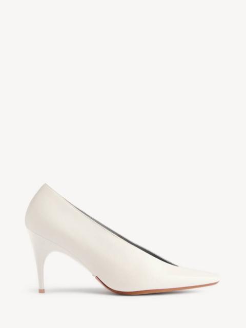 Women's Duchesse Pump in White Snow