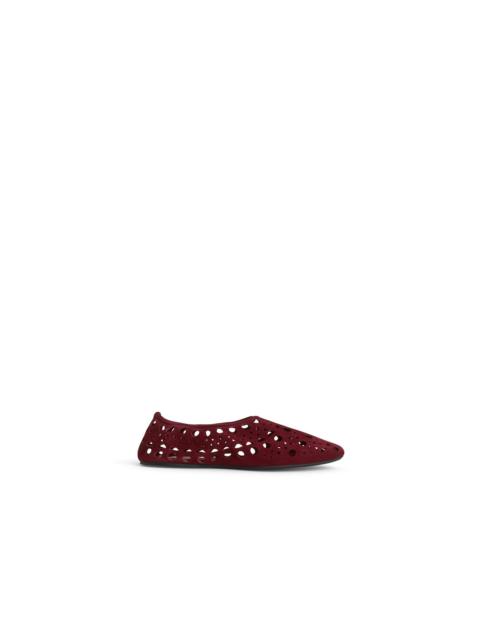 SLIPPERS VIENNE IN SUEDE CALFSKIN
