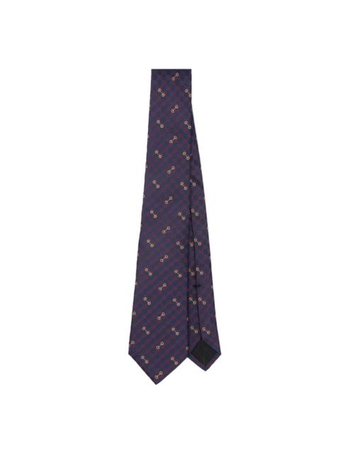 GG jacquard silk tie