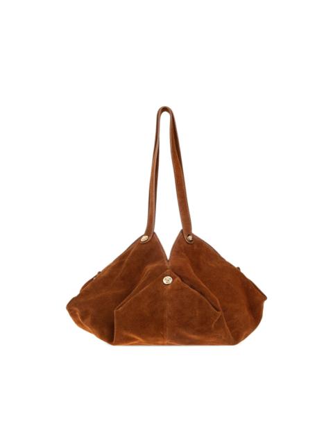 Protea suede shoulder bag