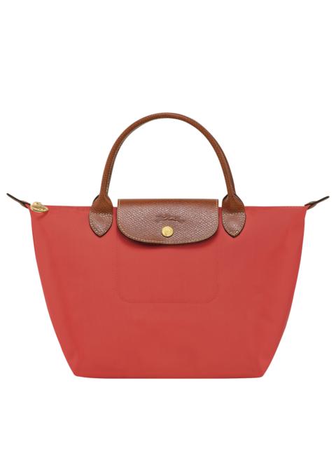Le Pliage Original S Handbag Tomato - Recycled canvas