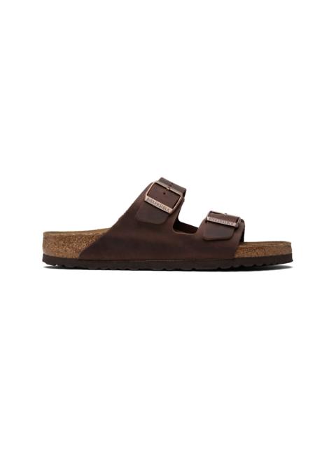 Brown Regular Arizona Oiled Leather Sandals