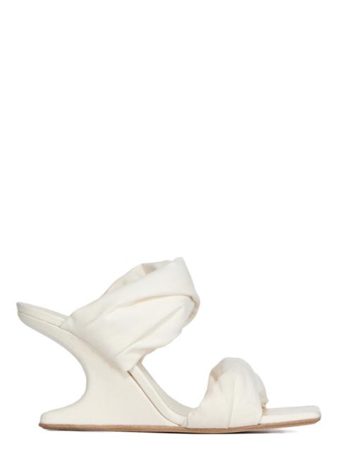 Twisted Cantilever 80 leather mules