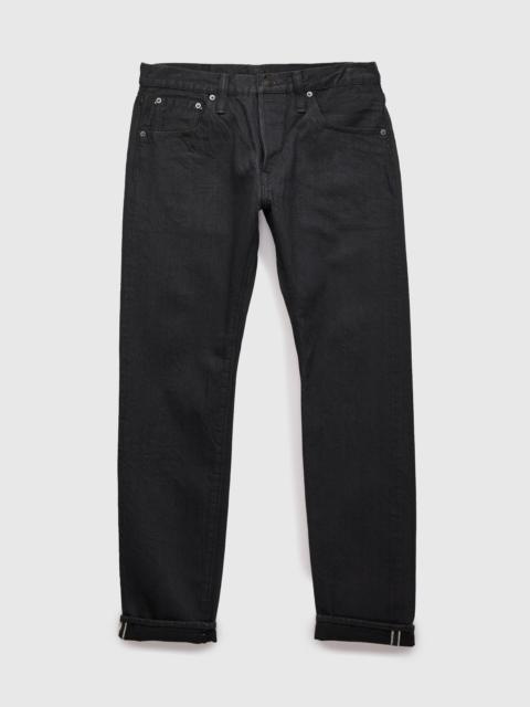 PBJBOW-013-GBK "Moonrock" 14oz Rinsed Selvedge Charcoal Grey Denim - Slim Tapered Fit