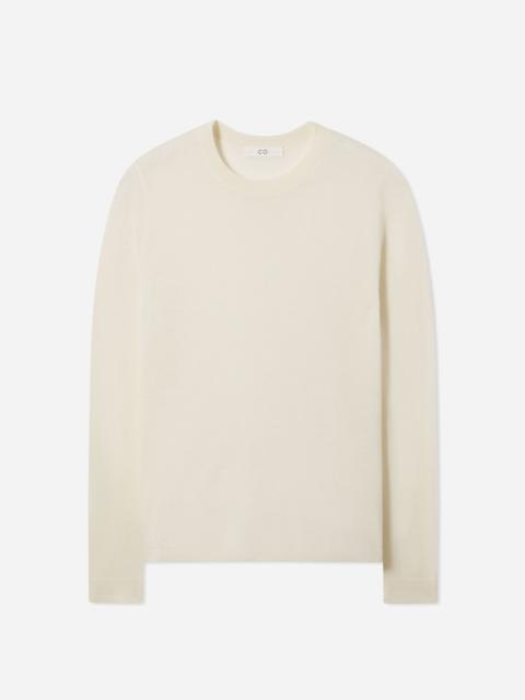 Long Sleeve Crew in Fine Cashmere