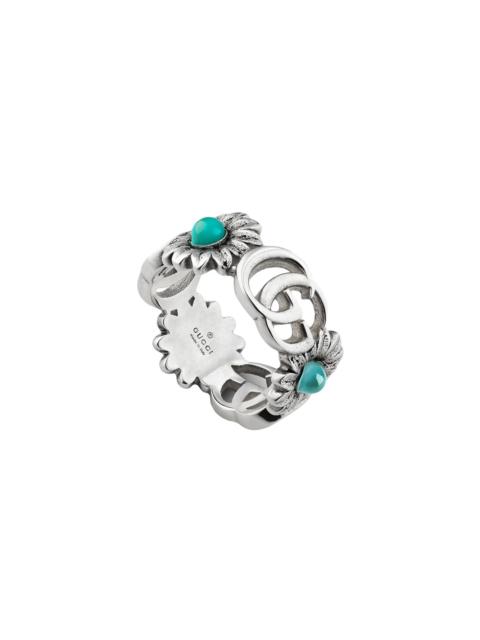 Double G flower ring
