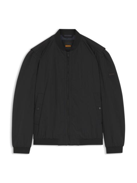 WATER-REPELLENT BOMBER JACKET IN COTTON-TOUCH FABRIC