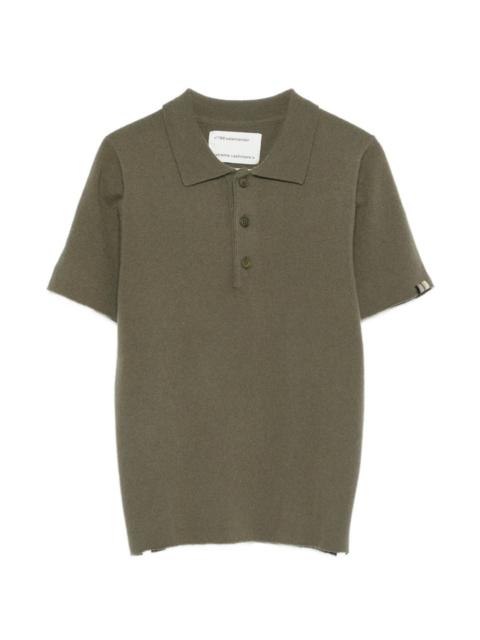 Salamander collar polo shirt