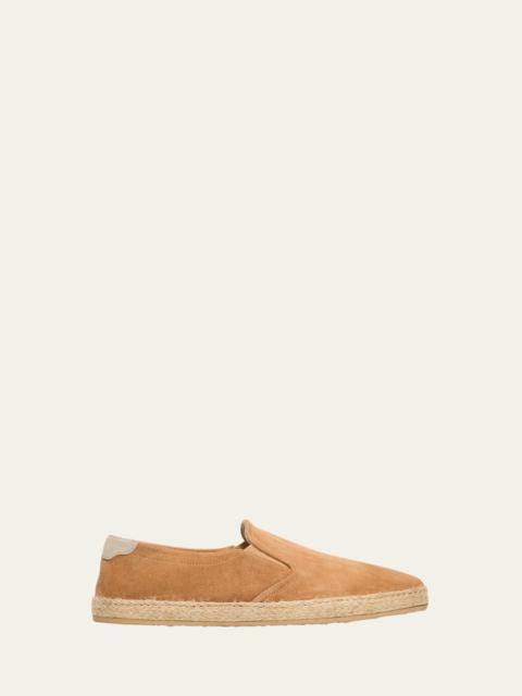 Men's Suede Slip-On Espadrilles