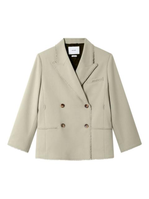 double-breasted blazer