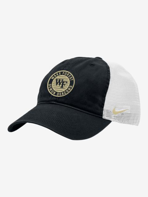 Wake Forest Heritage86 Nike College Trucker Hat