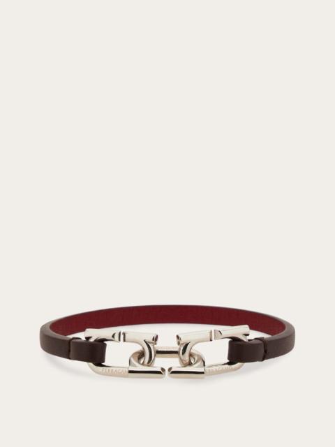 Bicolor Gancini bracelet