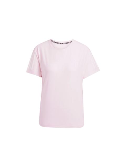 adidas Women's Own The Run T-Shirt Clear Pink