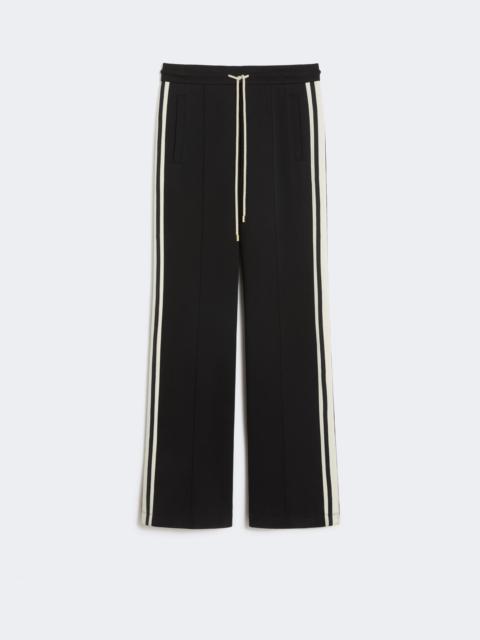 Cotton jersey trousers - BLACK
