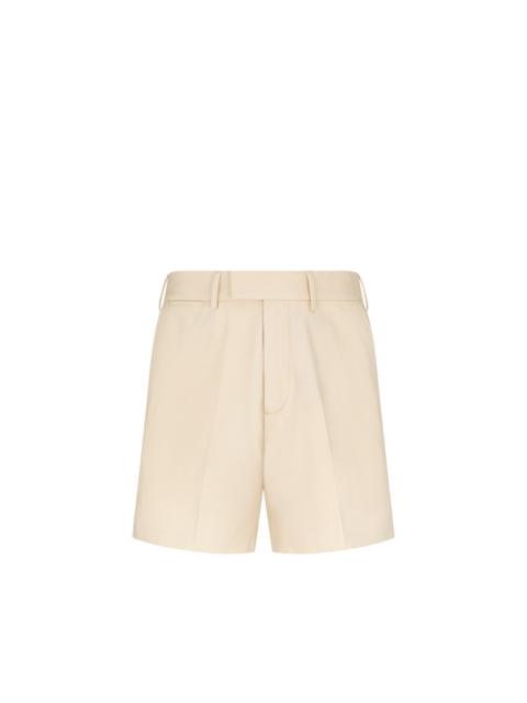 BRUSHED COTTON DRILL TAILORED SHORTS
