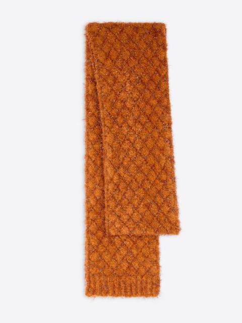 METALLIZED KNIT SCARF