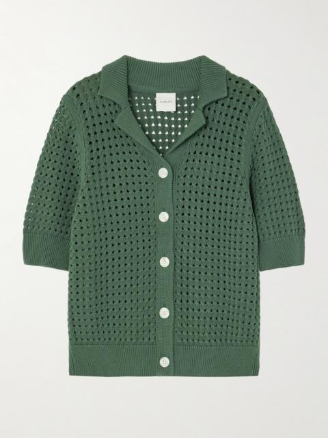 Ellie Open-knit Cotton Shirt