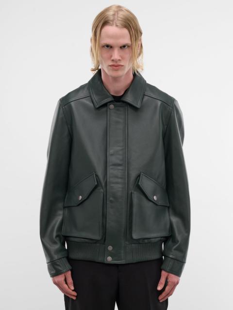 Black Leather Moto Jacket