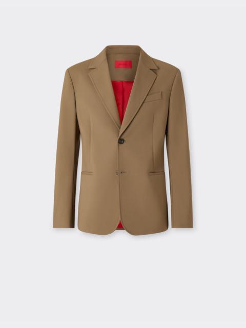 Technical cotton blazer