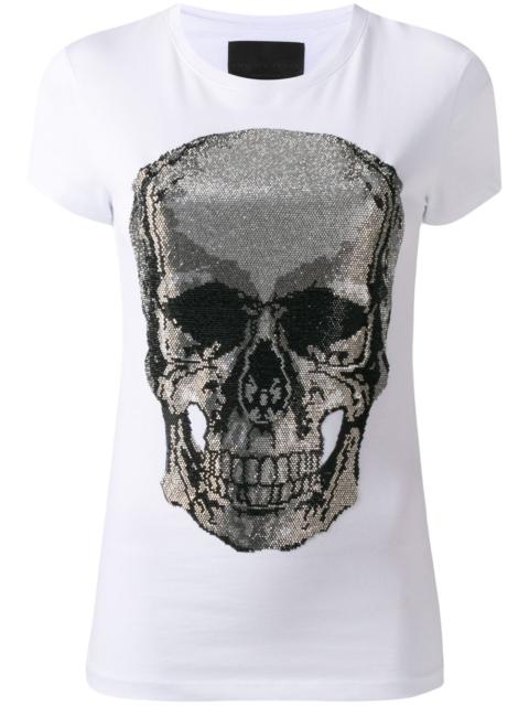 skull print T-shirt