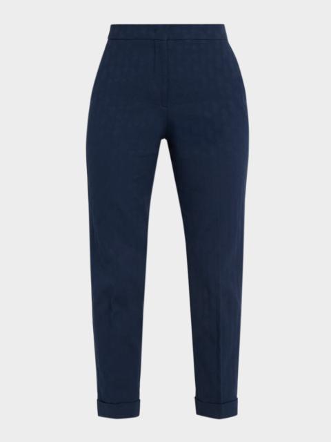 Milano Stretch-Cotton Cigarette Trousers