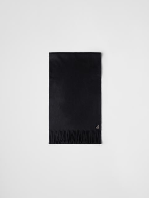 Silk and cashmere scarf