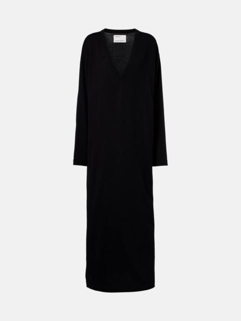 N°480 Invite cotton and cashmere maxi dress