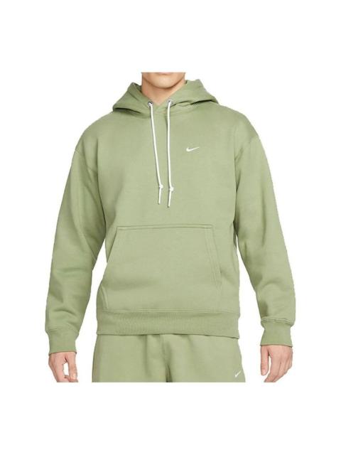 Nike Solo Swoosh Fleece Hoodie 'Green' DX1356-386