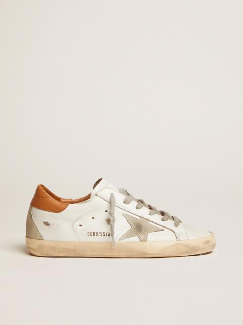 Women’s Super-Star sneakers with suede star and brown heel tab