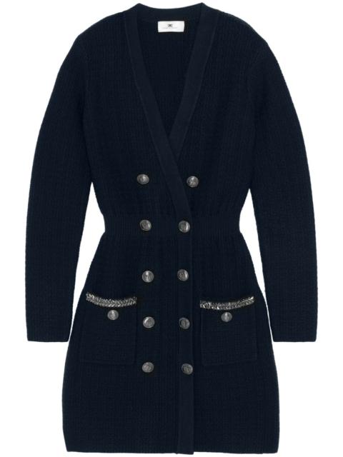 bouclé coat dress