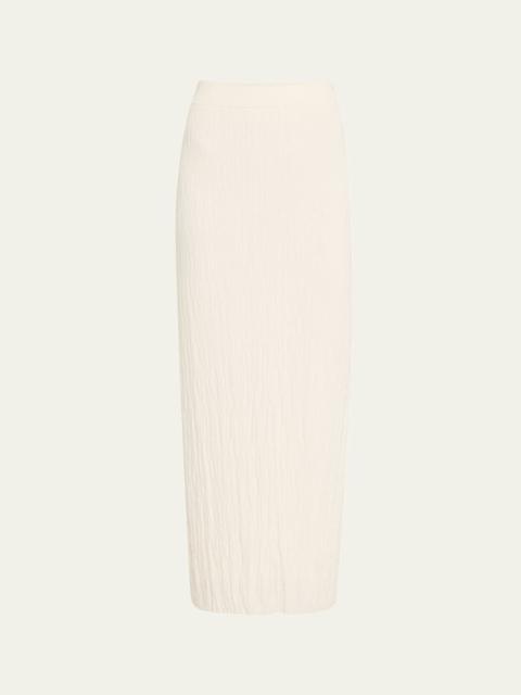 Josephine Textured Pull-On Skirt